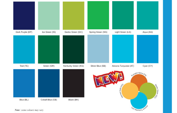 RAL color card